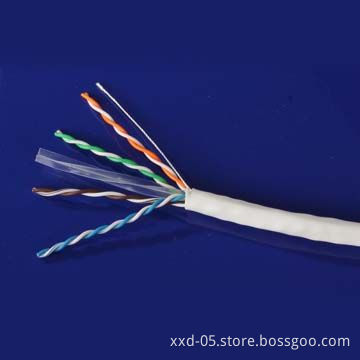 24/26AWG Cat6 UTP LAN Cable with PVC or LSZH Coat
